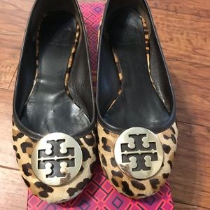 Tory Burch Reva Leopard Flats